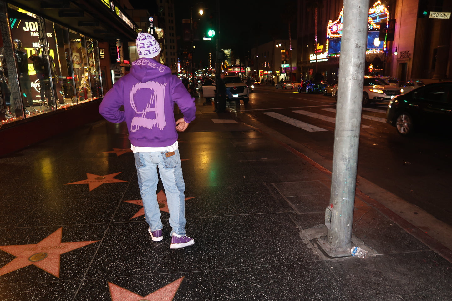 Purple/Purple- ‘Retro’ A’maru Hoodie