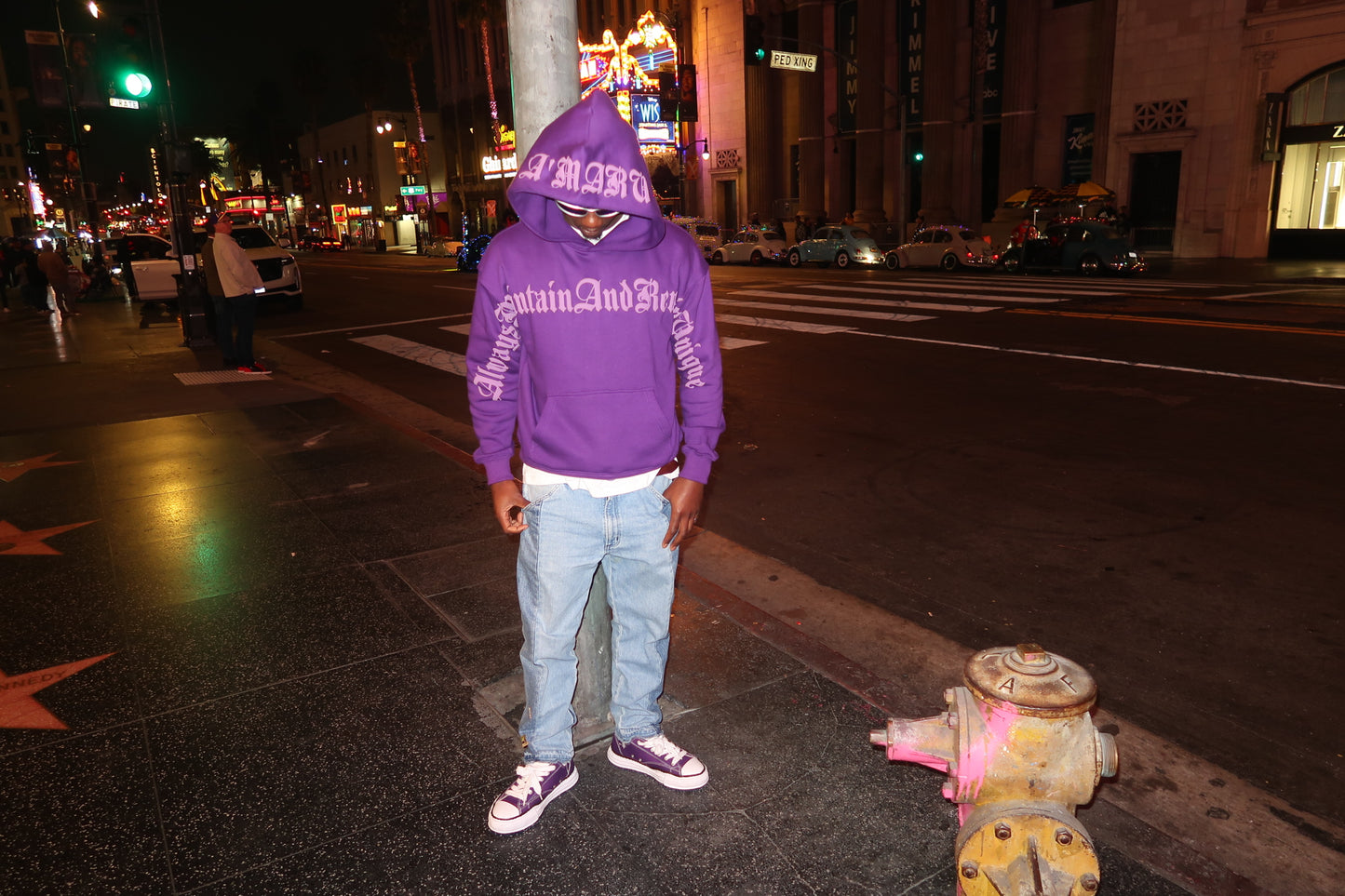 Purple/Purple- ‘Retro’ A’maru Hoodie