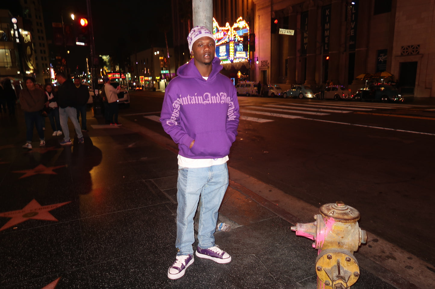 Purple/Purple- ‘Retro’ A’maru Hoodie
