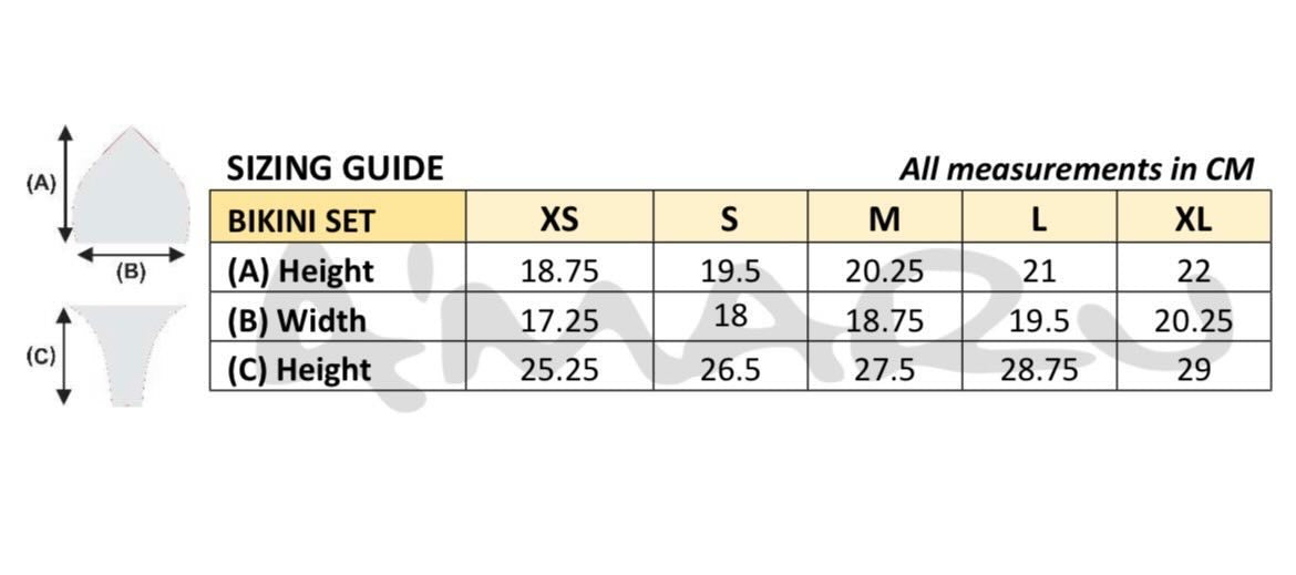 Orange ‘A’maru’ Bathing suit Top