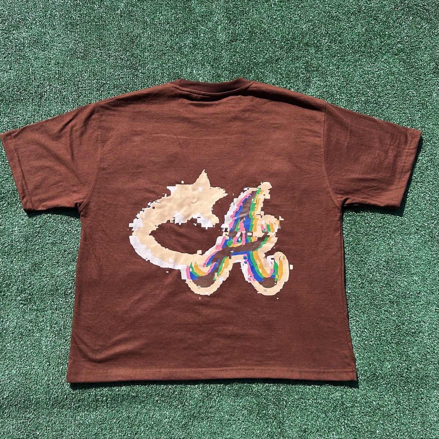 Brown/Kreme - ‘Star' Tee