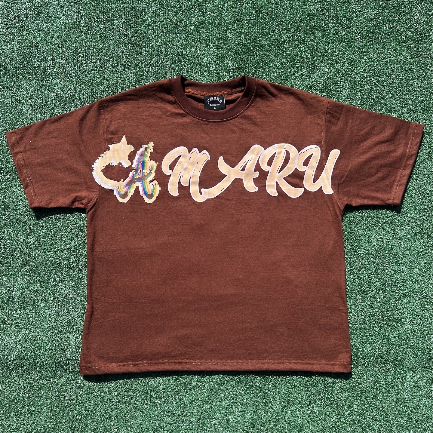 Brown/Kreme - ‘Star' Tee