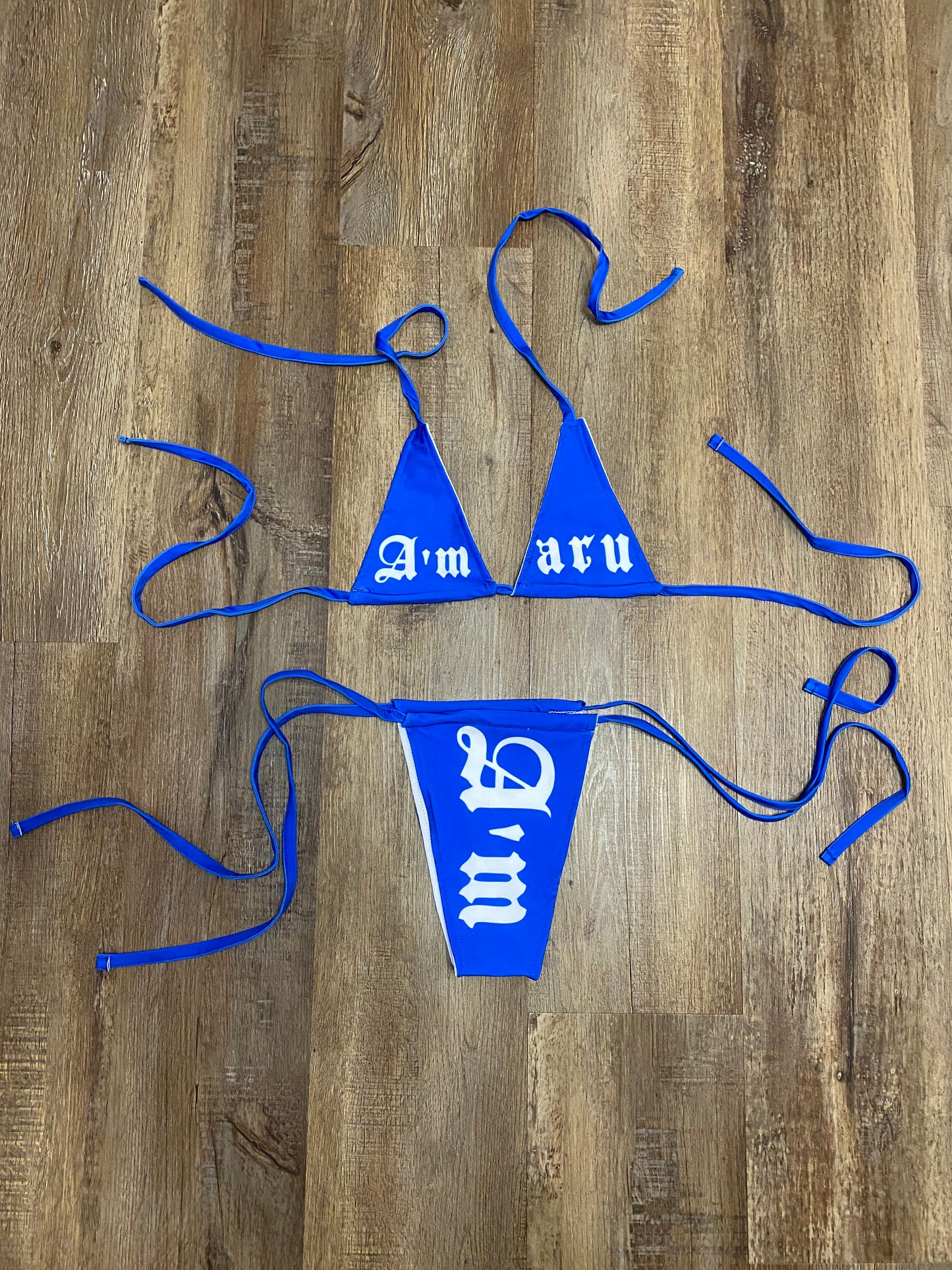 Blue ‘A’maru’ Bathing Suit Bottom